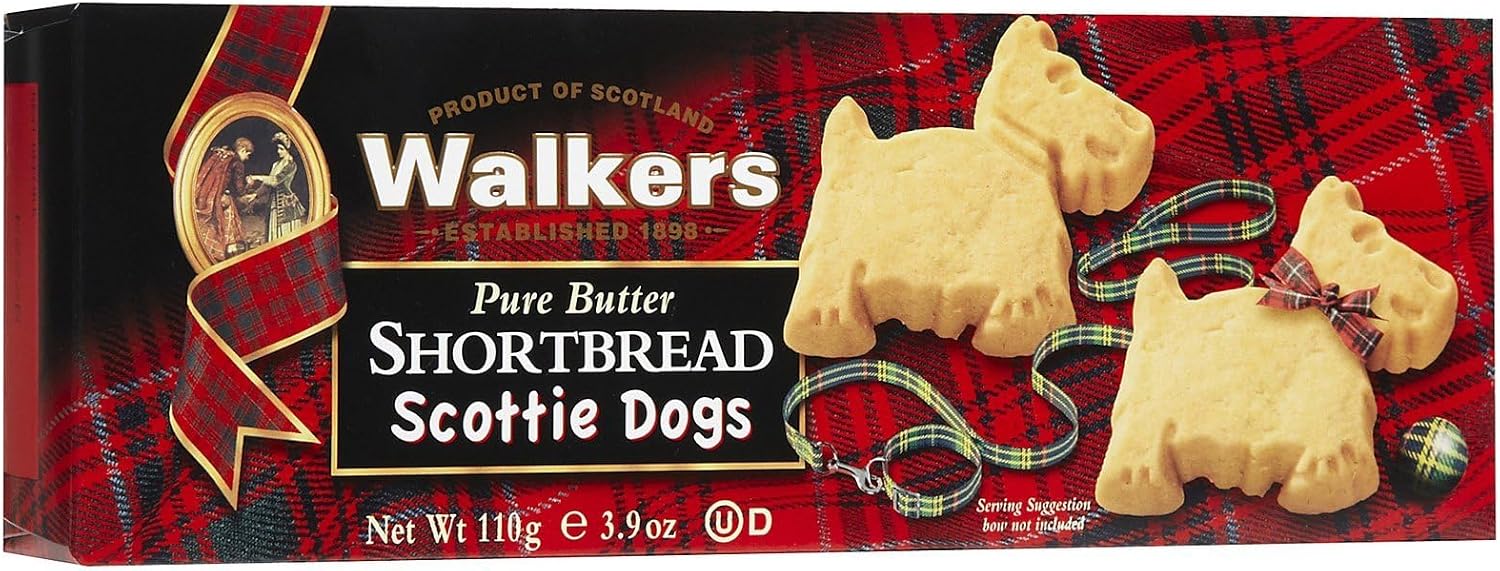 Walkers Scottie Dog Shortbread - 3.9 oz - 12 pk
