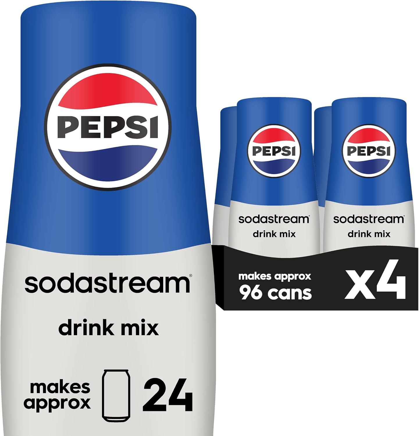 SodaStream® Pepsi® Beverage Mix (440ml, Pack of 4)