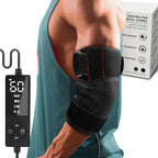 CREATRILL Heated Elbow Brace for Tendonitis & Tennis Elbow Relief, Flexible Arm Heating Sleeve with Moist Heat Option & Auto Shut-Off