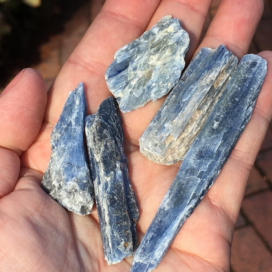 Blue Kyanite Rough Natural - Healing Crystal 1pc (Blue)