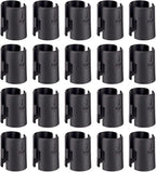 Wire Shelf Clips, Wire Shelving Shelf Lock Clips Replacements for 1" Post Metal Shelving Sleeves System（40 Packs/20 Pairs）