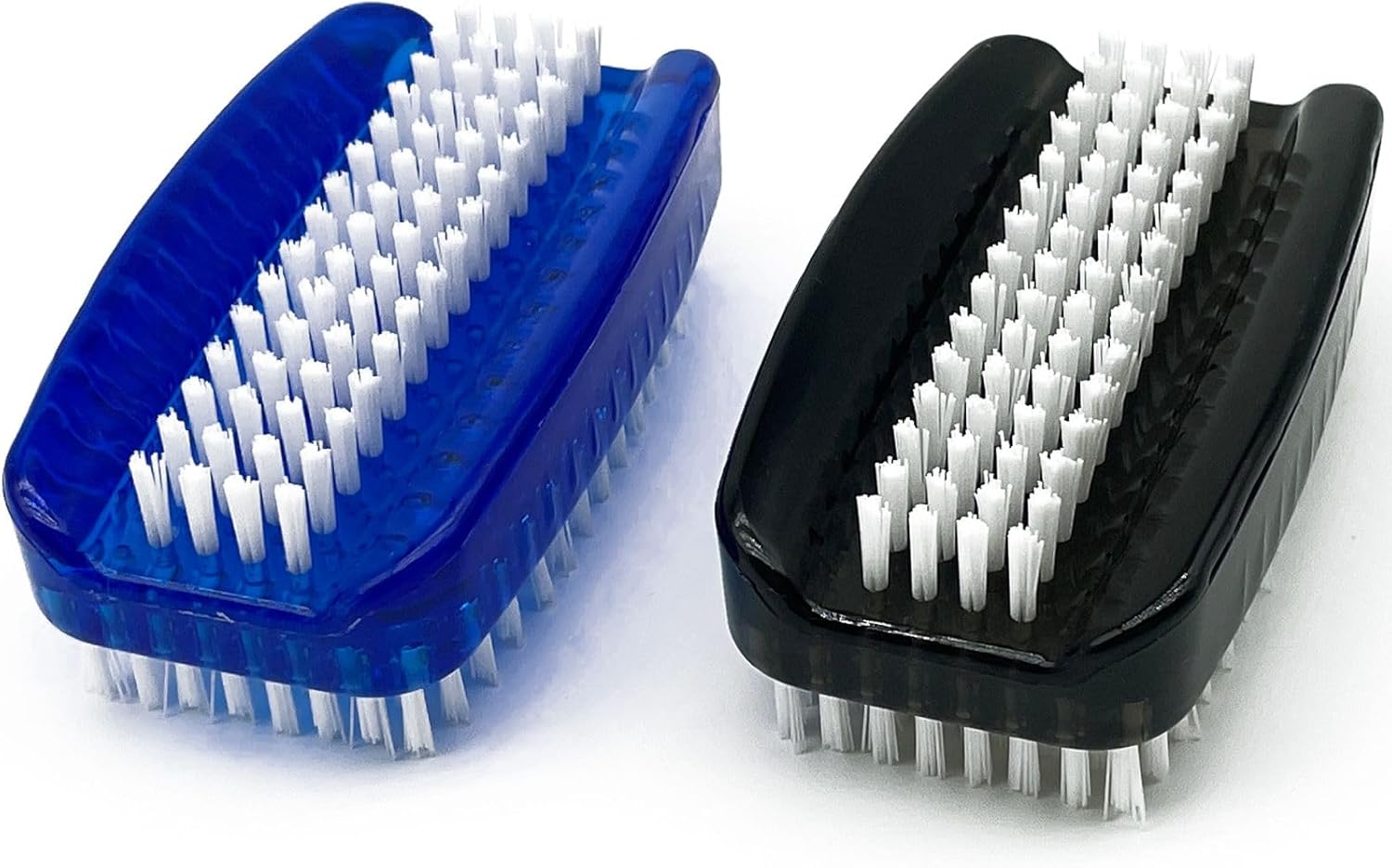 Nail Brush for Cleaning Fingernails 2 Sided Nylon Bristles Fingernail Brush for Cleaning Nail Scrubber Scrub Clean Soft Stiff Nail Scrub Brush, 2 Pack