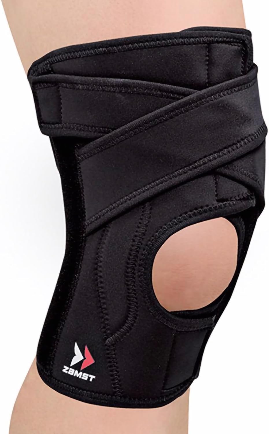 Zamst EK-5 Sports Knee Brace - Adjustable Compression Knee Brace for Men and Women with Lateral Stabilization for General Knee Support and Knee Pain Relief - Small