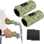 Universal Walker Hand Grip Padded Covers Non-Slip Cushion Foam for Folding Wheelchair Rollator Crutch Handle Pads 2-Pack
