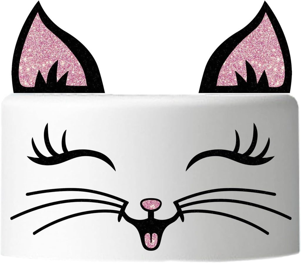 Cat Cake Decoration Includes Cat Eyes Ears Mouth Cake Decoration Inserts