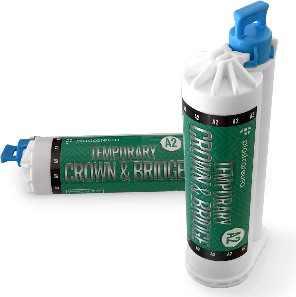 Dental Temporary Crown & Bridge 10:1 (Shade A2) Material Dental (1 Cartridge)