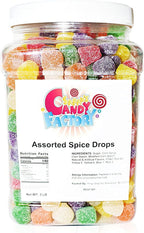 Sarahs Candy Factory Assorted Spice Drops 3 Lbs in Jar