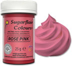 Rose Pink - Sugarflair Colouring Paste - 25g