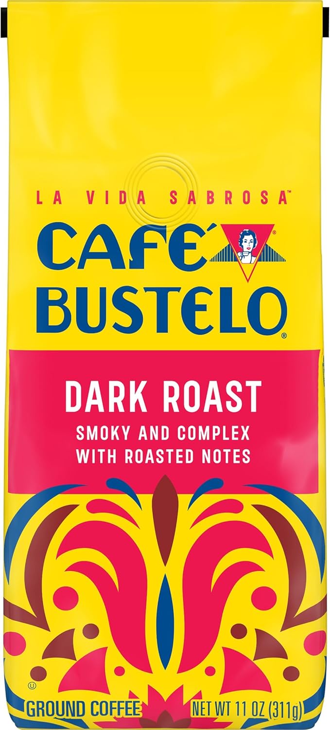 Café Bustelo Dark Roast Ground Coffee 11 Ounce Bag