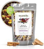 Nelson's Tea Really Root Beer - Cut & Sifted Sarsaparilla Root Tea Loose Leaf - Caffeine Free, Classic Herbal Blend with Burdock, Birch Bark, Dandelion, Licorice, Ginger and More (2 oz)
