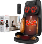 Back Massager for Pain Relief Deep Tissue with Heat, Shiatsu Neck and Back Massager, 8D Kneading Massage Chair Pad for Home Office, Gifts for Men Women