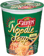 Gefen Instant Noodle Soup Cup (Vegetable Flavor), 2.3 Oz (Pack of 12)