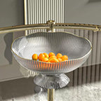 Fruit Bowls Fruit Tray Home Living Room Coffee Table Fruit Basket Candy Tray Snack Placement Tray Snack Tray with Base Fruit Basket (Color : Gris)