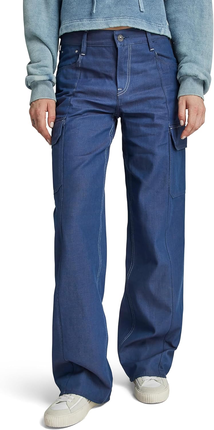 G-STAR Raw - Womens Judee Cargo Denim Jeans