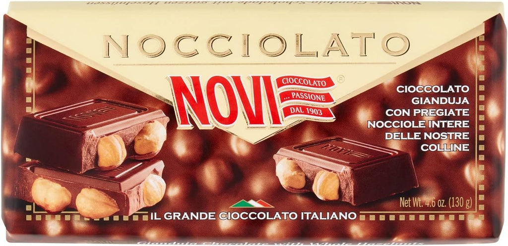 Novi Chocolate | Novi Hazelnut | Novi Italian Chocolate | Novi Cioccolata | 4,5 Ounce Total
