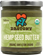 Dastony Organic Raw Hemp Seed Butter, 8 oz | Only One Ingredient | Vegan, Paleo and Keto Friendly, Non GMO, Gluten-free - Pack of 1