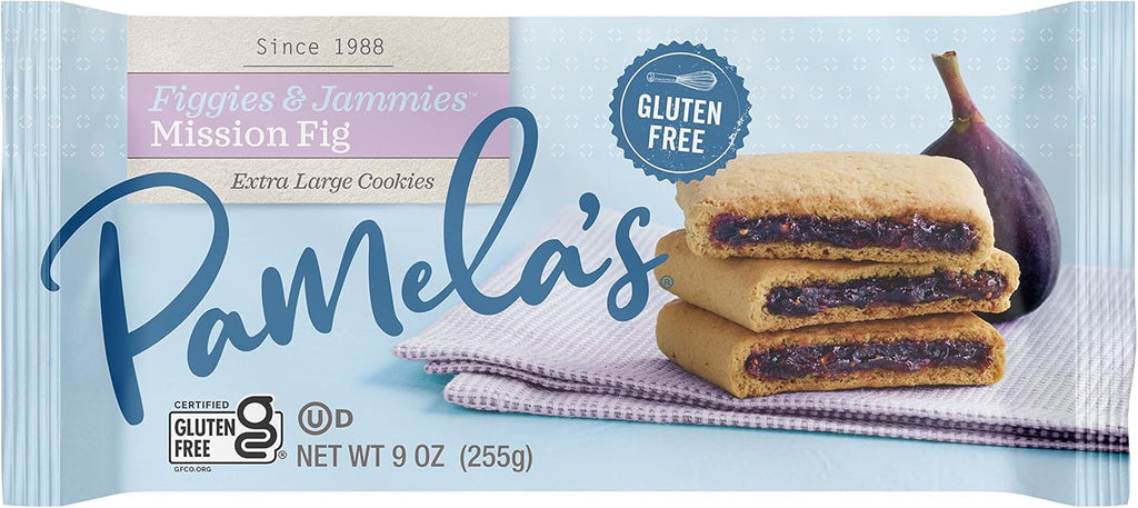 Pamela's Products Gluten Free Figgies and Jammies Cookies, Mission Fig, 9 Oz (Pack of 1)
