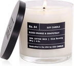 Lulu Candles | Blood Orange & Grapefruit | Luxury Scented Soy Jar Candle | Hand Poured in The USA | Highly Scented Long Lasting (6 Oz.)