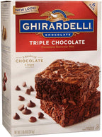 Ghirardelli Triple Chocolate Brownie Mix- 7.5 lb box