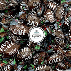 Coffee Flavored Filled Hard Candy 6 LB - Coffee Filled Bon Bons - Gift of One Bulk Bag By Lyza's Sweets & Treats