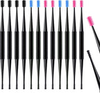 12 PCS Ear Wax Removal Tool, Reusable Spiral Ear Wax Removal Kit with Soft Silicone Double Sided Head, Safe Cleaner Tool for Adults