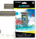 LOKSAK - aLOKSAK Waterproof Cellphone Dry Bags - Airtight Underwater Phone Pouch - Touch Screen Compatible - Diving Certified