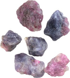 1pc Natural Pink Tourmaline Raw Rough Crystal Rock Stone Pegmatite Lepidolite Gemstone Gift (Size : 1pc 20-40mm Random)