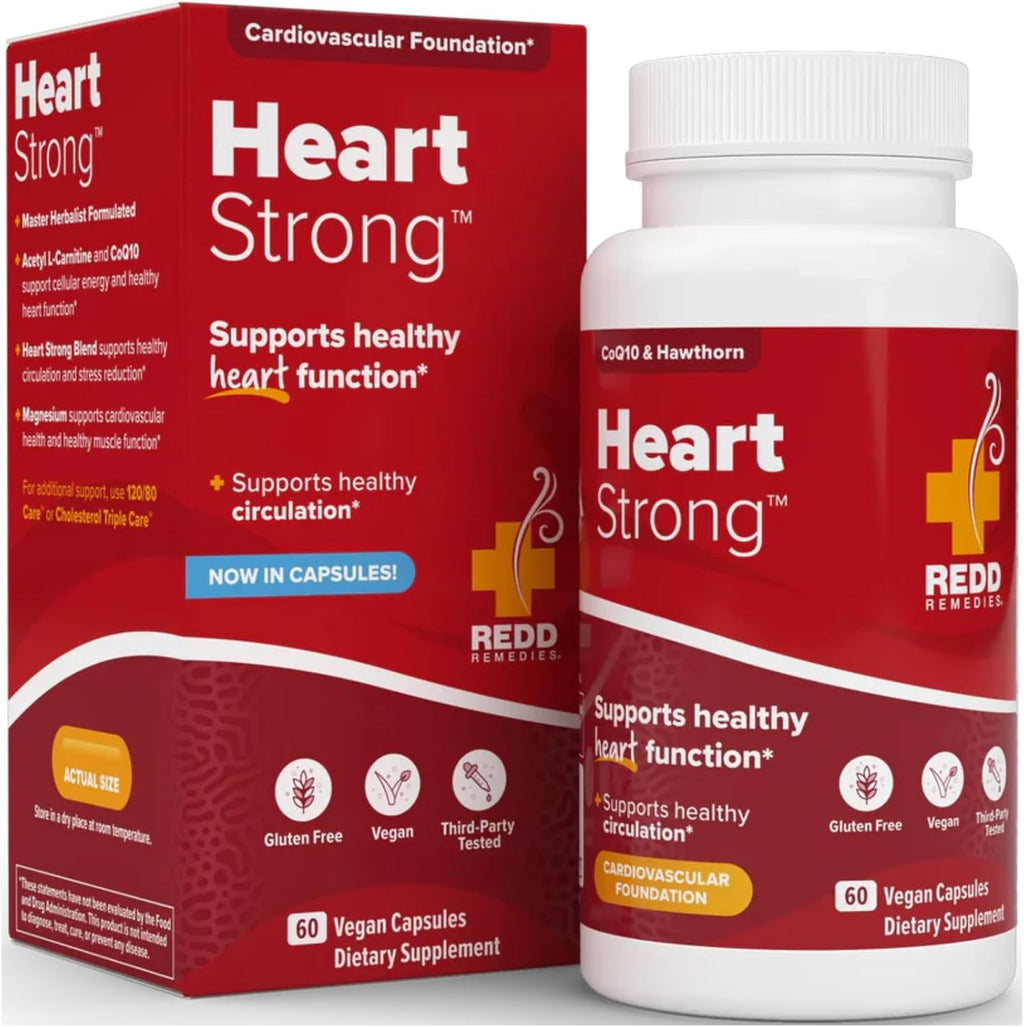 Redd Remedies, Heart Strong, Supports Cardiovascular Health, 60 Tablets