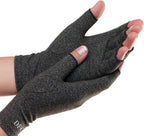 Dr. Frederick's Original Arthritis Compression Gloves for Women & Men - Doctor-Developed Fingerless Hand Support for Arthritis Pain, Carpal Tunnel, Swelling & Poor Circulation - Everyday Wear - Small