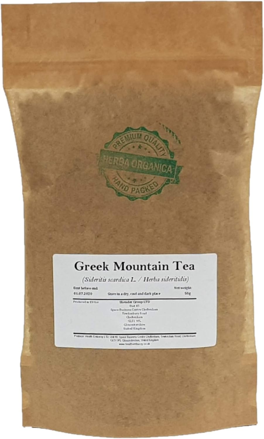 Herba Organica Greek Mountain Tea - Sideritis L - Herbal Tea (50g)
