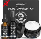 3Pcs Shaving Kit For Men Gift Basket For Christmas Birthday Valentine's Father's Day Mens Shaving Kit For Dad Men Husband Boyfriend Includes Shaving Cream Pre Shave Oil After Shave Cream