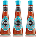 FIRELLI Extra Hot Italian Hot Sauce | 5oz Bottle (Pack of 3) | Perfect Added Kick for Wings or Pizza | Hottest Italian Hot Sauce, Gluten Free, Keto, Made in Italy With Calabrian Chili Peppers