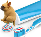 Dog Butt Toothpaste Dispenser, Funny Toothpaste Topper for Daily Brushing Motivation, Novelty Bathroom Gadget with Toothpaste Cap Dispenser Design, Portable Dog-Themed Toothpaste Cover