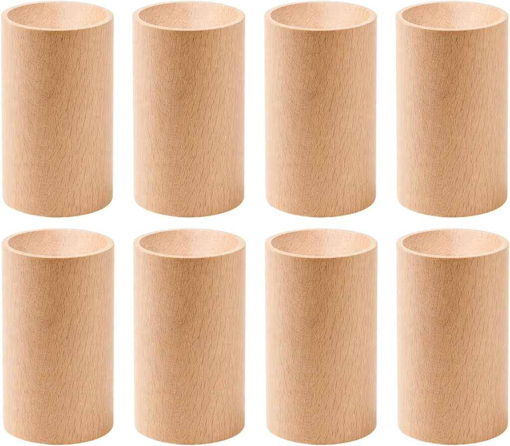 8Pcs Passive Diffuser, Wood Diffuser for Essential Oils, Car Oil Diffuser Suitable for Home and Office Spaces
