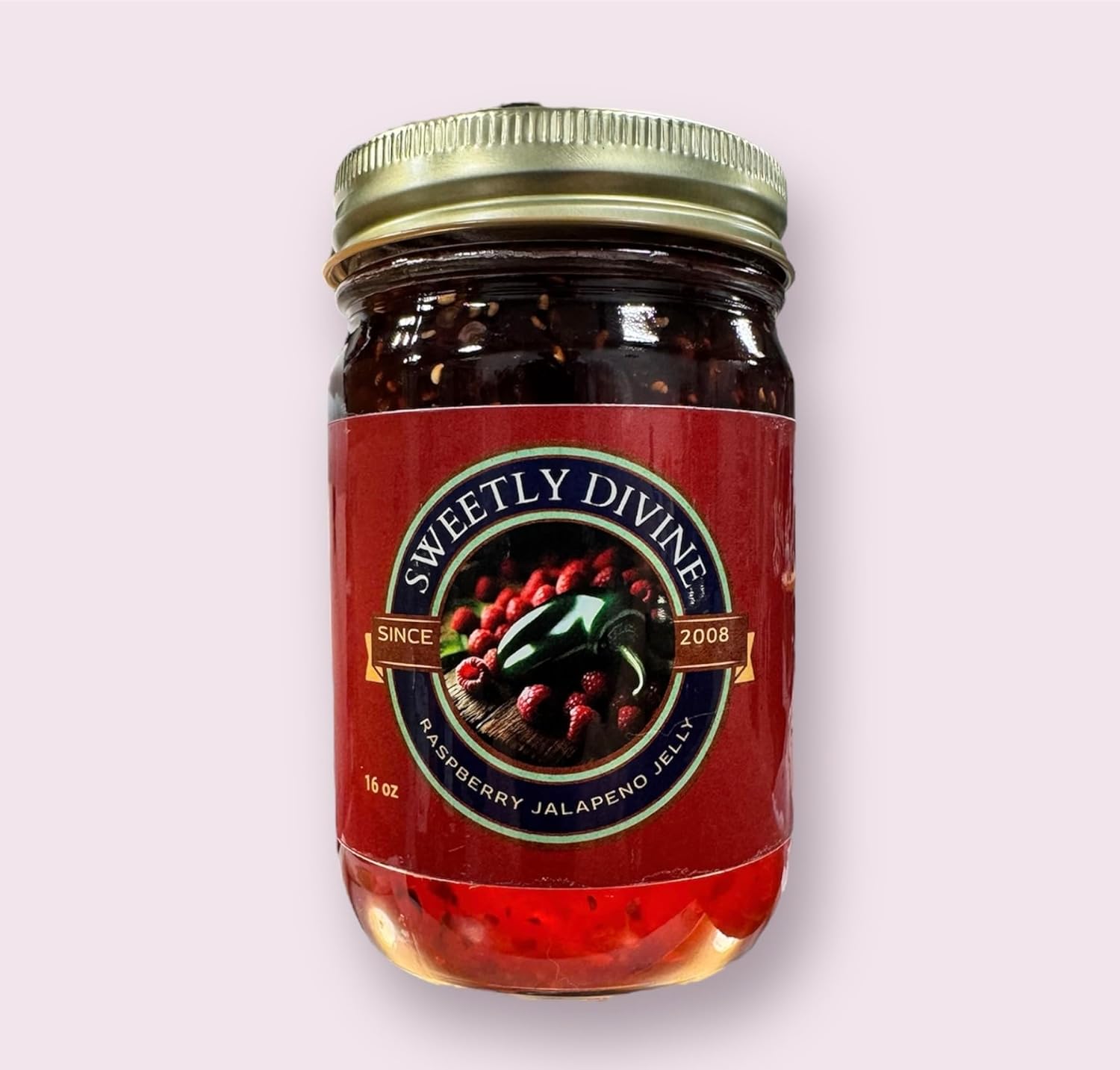 Sweetly Divine Hot Pepper Jelly - Multiple Flavors Available (Raspberry Jalapeno)