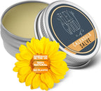 The Ilex Wood - Calendula Salve - all natural balm, soothes rashes, itching, dry skin, eczema, hand cream for women and men, cruelty free, plastic free - 3.38 fl oz (100ml)