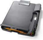 Officemate Portable Clipboard Storage Plastic Case for A4 Sizes, Charcoal (83301),11-3/4"w x 1-1/2"d x 14-1/2"h