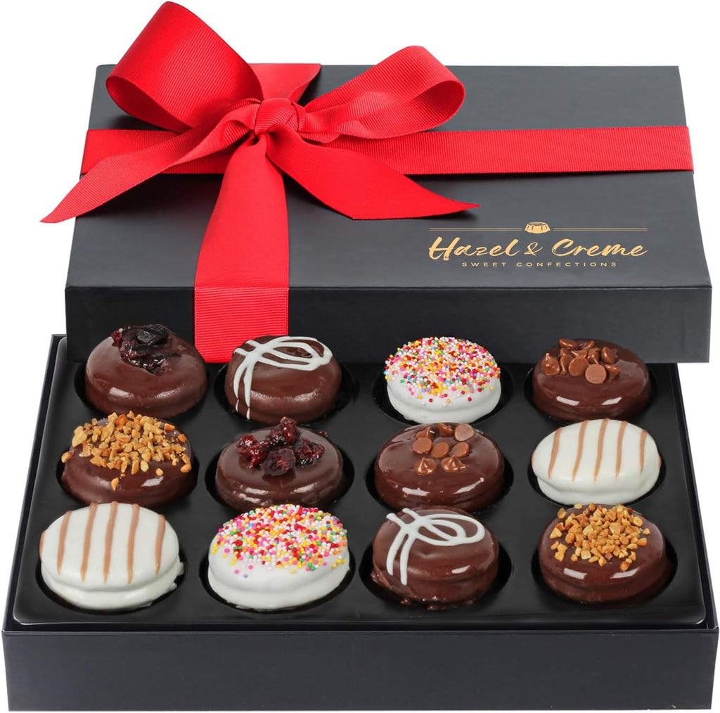 Mother's Day Chocolate Cookie Gift Basket – Gourmet Cookie Assortment, Kosher Vegan – Sweet Gift for Him & Her, Birthdays, Anniversaries, Holidays & Special Occasions