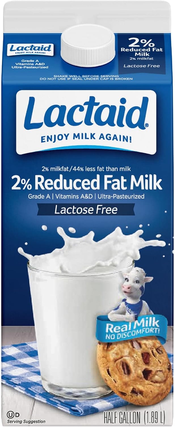 Lactaid 2% Reduced Fat Milk, 64 fl oz (Pack of 1)