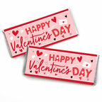 Big Dot of Happiness Happy Valentine’s Day - Candy Bar Wrapper Valentine Hearts Party Favors - Set of 24