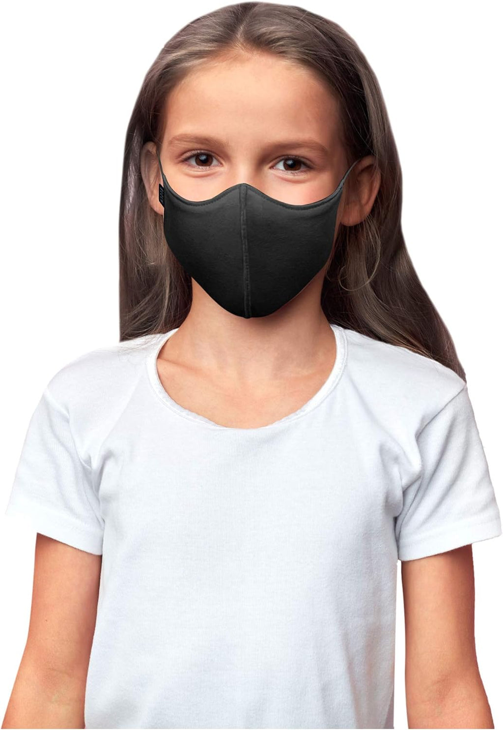 Bloch unisex child Soft Stretch Reusable (Pack of 3), Black, Kids Face Mask, Black, 3 Count Pack 1 US