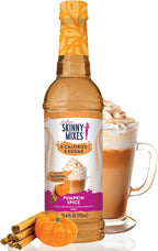 Jordan's Skinny Mixes Sugar Free Coffee Syrup, Holiday Pumpkin Spice Coffee Flavoring Syrup, Zero Calorie Drink Mix for Lattes, Baking, Protein Shake, Dairy & Gluten Free, Kosher, 25.4 Fl Oz