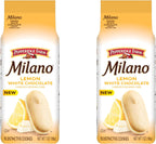 Pepperidge Farm Milano White Chocolate Lemon Flavored Cookies, 7 Oz Bag (Pack of 2)