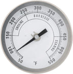 Oven Thermometer 50-550℉, 3in Adjustable NPT 1/2in Stainless Steel Pointer Thermometer, Large Dial Thermometer Gauge for Barbecue Grill Oven