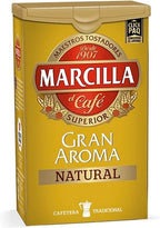 Marcilla Gran Aroma Natural Ground Coffee 250gr. Pack of 3 Units