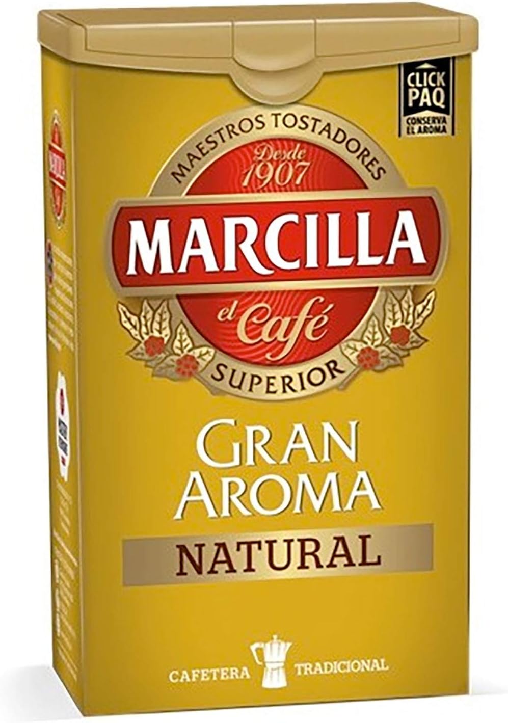 Marcilla Gran Aroma Natural Ground Coffee 250gr. Pack of 3 Units