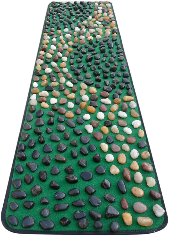 EliteShine Rock Cobblestone Foot Massage Mat Walkway