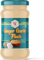 TAJ Ginger Garlic Puree | Fresh Ginger Garlic Cooking Puree | 300g (10.5oz)