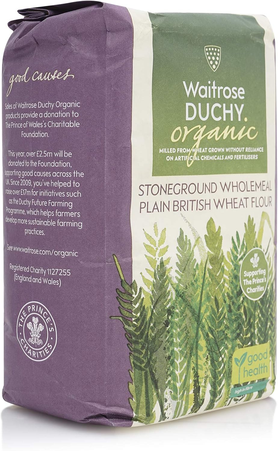 Waitrose Duchy Organic Stoneground Plain Wholemeal Flour 1.5kg