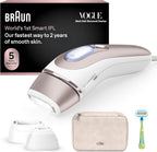 Braun Smart IPL, Skin i·Expert Pro 7, VOGUE's Best Hair Removal Device, IPL Hair Removal for Women and Men, Permanent Laser Hair Reduction At-Home, World's 1st Smart App, 3 Heads, IPL7243